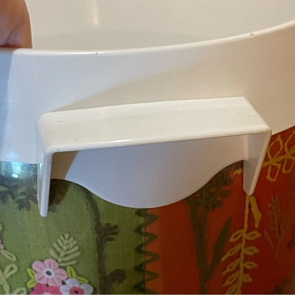MCM Thermo Serv Retro Ice Bucket Mushrooms Strawberries Butterflies Flowers